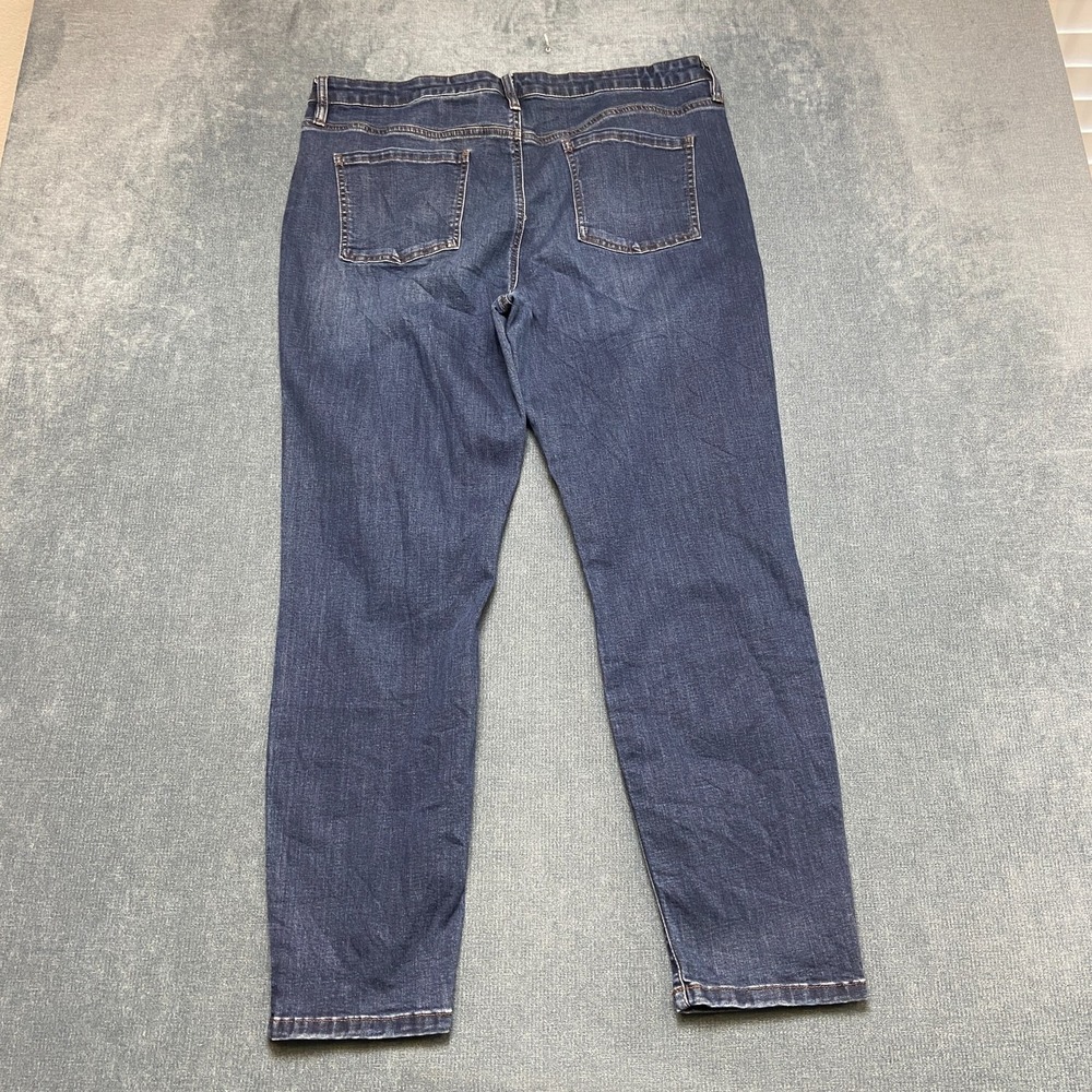 Buffalo David Bitton Mollie Skinny Jeans Womens 14/34 Blue Stretch High Rise